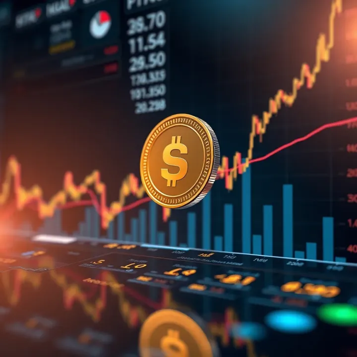 Sol Coin Price Trend and Market Indicators Graph showing upward trend in Sol Coin value with market indicators