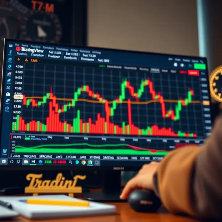 TradingView Advanced Charting Tools for Binary Options TradingView platform showing advanced chart indicators for binary options trading
