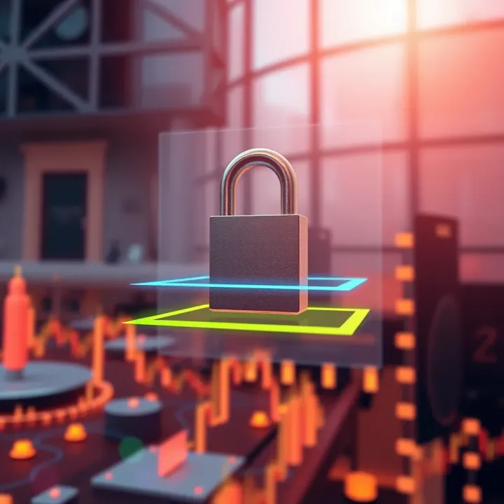 Visual representation of security layers protecting derive login credentials