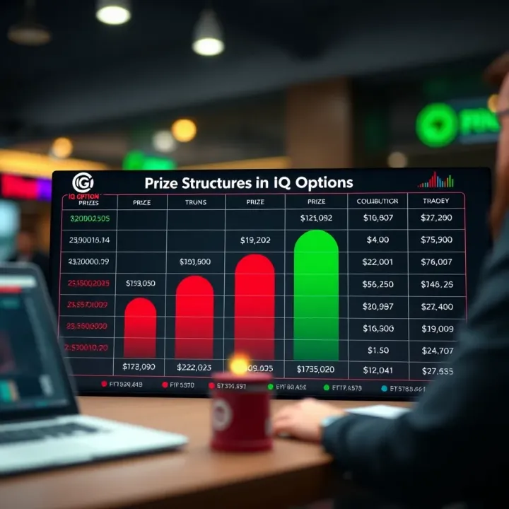 Overview of Prize Structures in IQ Option Tournaments Prize distribution chart illustrating rewards available in IQ Option competitions