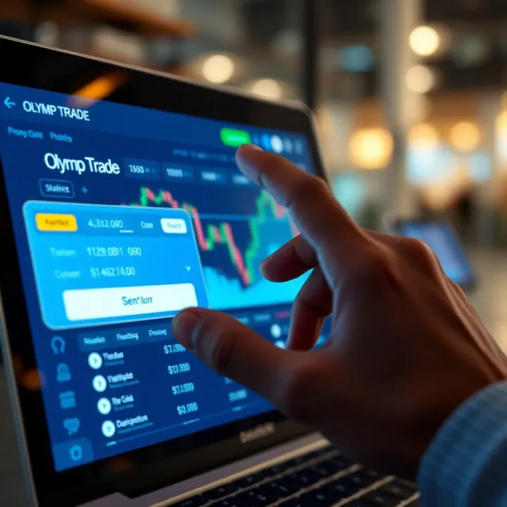 Illustration of a digital promo code being applied on a trading platform interface