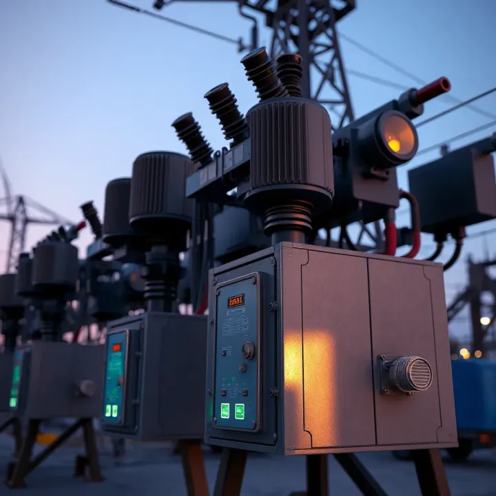 Role of Electrical Load Balancers in Maintaining Grid Stability Illustration of electrical load balancer maintaining stability in an electric grid system