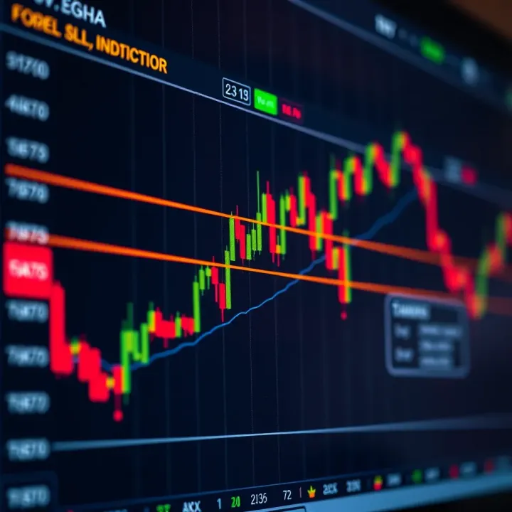 Chart displaying forex price movements with XMaster Formula indicator signals highlighted